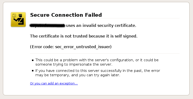 invalid certificate example